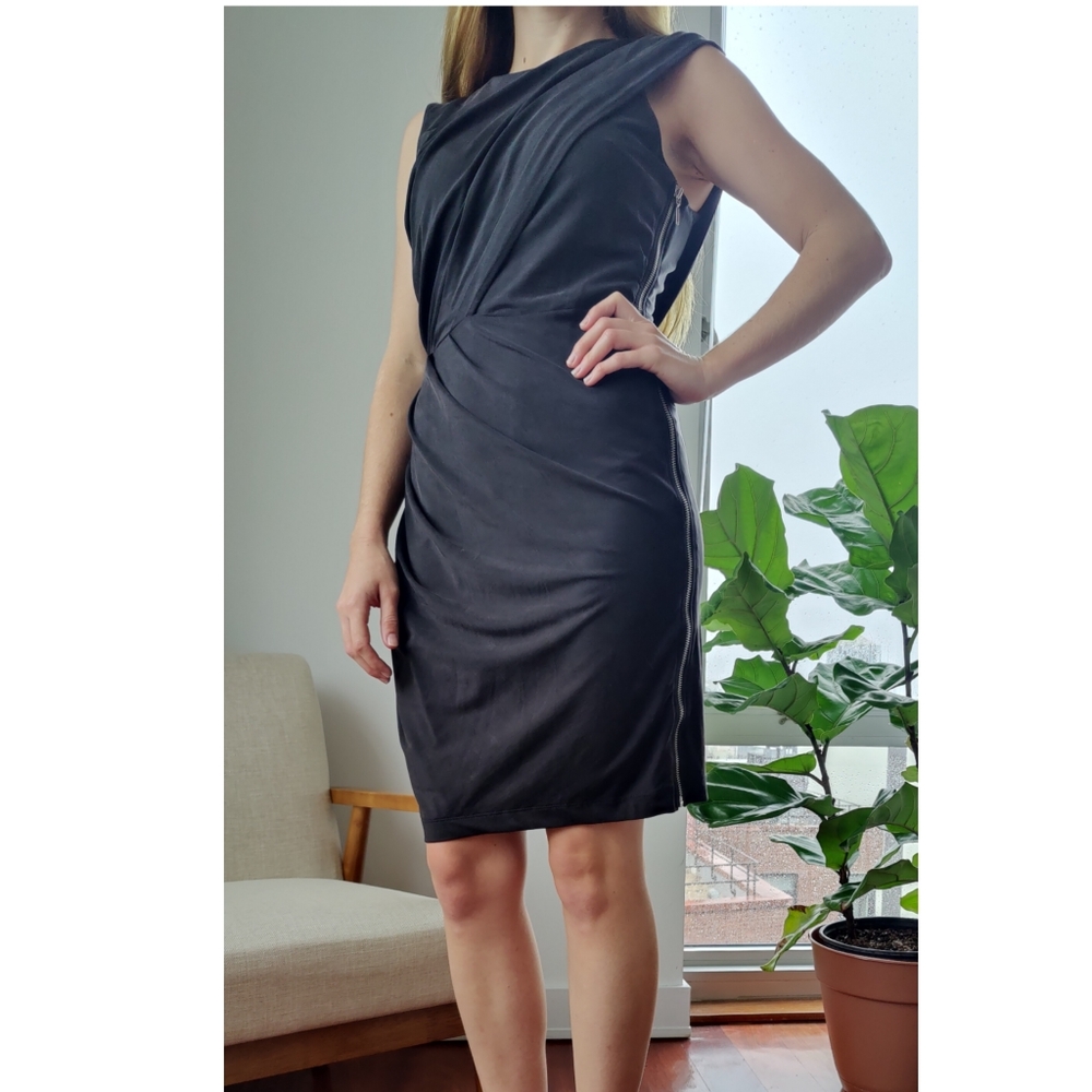 Sleek Black Armani Dress